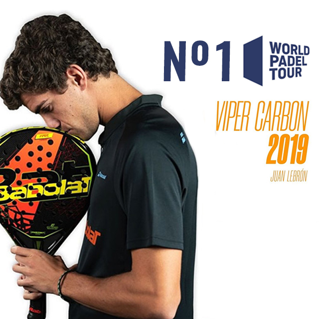 Juan Lebrón y de pádel Babolat Viper se van primer puesto