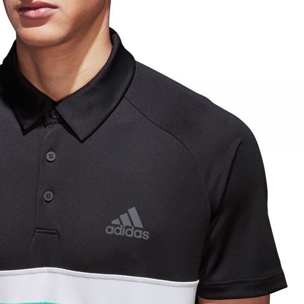 polo adidas club c/b negro verde| Descuentos de escÃ¡ndalo en Padel Vip