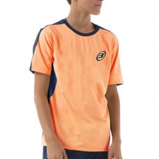 CAMISETA BULLPADEL IUNET NARANJA FLUOR NI�O