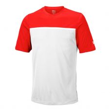 CAMISETA WILSON TEAM CREW BLANCO ROJO