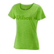 CAMISETA WILSON UWII SCRIPT TECH TEE VERDE MUJER