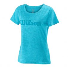 CAMISETA WILSON UWII S TECH TEE AZUL MUJER
