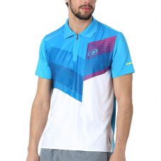 POLO BULLPADEL TEVA AZUL BLANCO