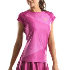 CAMISETA BULLPADEL ELIJA ROSA MUJER