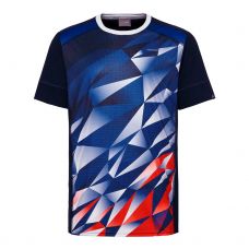 CAMISETA HEAD MEDLEY AZUL MARINO ROJO