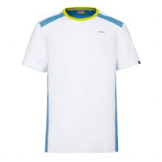 CAMISETA HEAD UNI CREW BLANCO AZUL