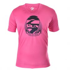 CAMISETA TECNICA SIUX DRY FUCSIA NEGRO