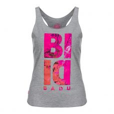 CAMISETA BIDI BADU LEYA LIFESTYLE TANK GRIS ROSA MUJER