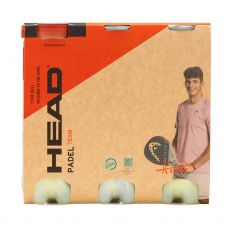 PACK 3 BOTES DE 3 BOLAS HEAD PADEL