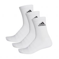 CALCETIN ADIDAS CUSH CRW 3PACK BLANCO NEGRO