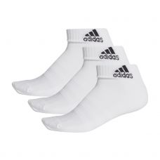 CALCETIN CORTOS ADIDAS CUSHIONED 3 PACK BLANCO