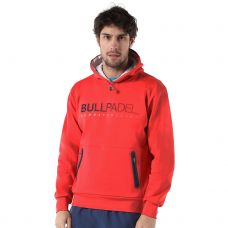 SUDADERA BULLPADEL CALLE CEREZA