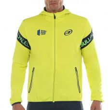 SUDADERA BULLPADEL SNAG AMARILLO NEGRO