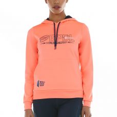 SUDADERA BULLPADEL SINATRA CORAL FL�OR MUJER
