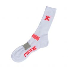 CALCETINES NOX MC BLANCO ROJO