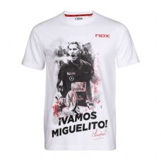 CAMISETA NOX VAMOS MIGUELITO BLANCO