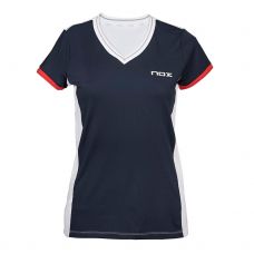 CAMISETA NOX META 10TH NEGRO BLANCO MUJER