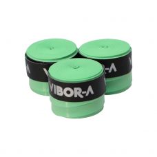 PACK 3 OVERGRIPS VIBOR-A MICROPERFORADO VERDE FLUOR