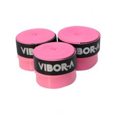 PACK 3 OVERGRIPS VIBOR-A MICROPERFORADO ROSA FLUOR