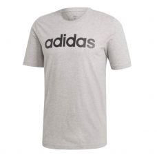 CAMISETA ADIDAS ESSENTIALS LINEAR LOGO GRIS NEGRO