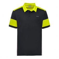 POLO HEAD ACE NEGRO AMARILLO