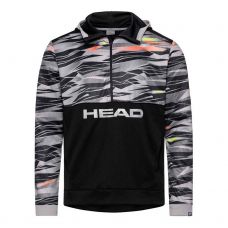 SUDADERA HEAD SLIDER NEGRO GRIS