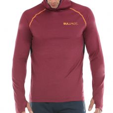 SUDADERA BULLPADEL CHOIWAN BURDEOS