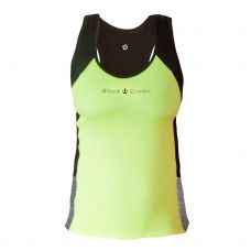 CAMISETA BLACK CROWN LIMA AMARILLO NEGRO MUJER