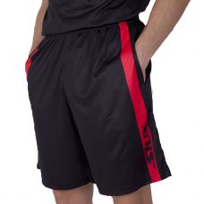 PANTALON CORTO SIUX TWISTER NEGRO ROJO