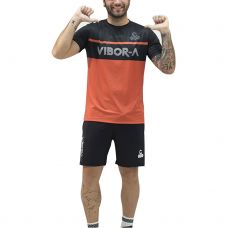 CAMISETA VIBOR-A HYDRA PRO NEGRO ROJO