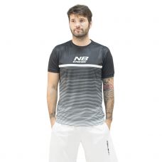 CAMISETA ENEBE MAX PRO NEGRO GRIS