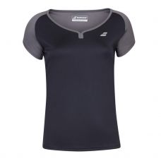 CAMISETA BABOLAT PLAY SLEEVE NEGRO MUJER