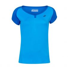 CAMISETA BABOLAT PLAY CAP SLEEVE AZUL TURQUESA MUJER