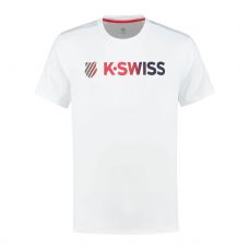 CAMISETA KSWISS HERITAGE SPORT LOGO BLANCO