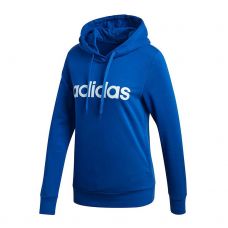 SUDADERA ADIDAS ESSENTIALS LINEAR OVER HEAD AZUL MUJER
