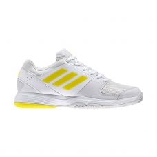 ADIDAS BARRICADE COURT BLANCO AMARILLO MUJER BY1651