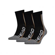 CALCETINES HEAD TENNIS 3P PERFORMANCE NEGRO