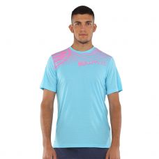 CAMISETA BULLPADEL CHOCO AZUL CLARO