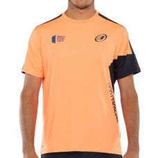 CAMISETA BULLPADEL VEGACHI NARANJA FLOR