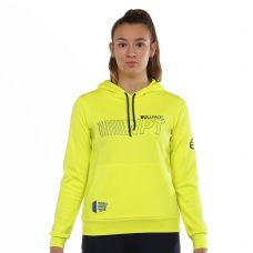 SUDADERA BULLPADEL YOPAL AMARILLO AZUFRE FLUOR