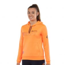 SUDADERA BULLPADEL YOPAL NARANJA FLOR MUJER