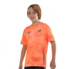 CAMISETA BULLPADEL VAUPES NARANJA FL�OR JUNIOR