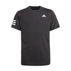 CAMISETA ADIDAS CLUB 3 RAYAS NEGRO BLANCO NIO