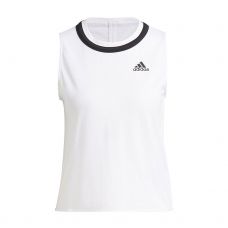 CAMISETA ADIDAS DE TIRANTES CLUB KNOTTED BLANCO NEGRO MUJER