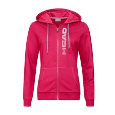 SUDADERA HEAD CLUB GRETA FZ MAGENTA BLANCO MUJER