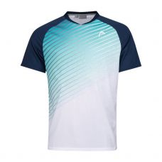 CAMISETA HEAD PERFORMANCE BLANCO AZUL