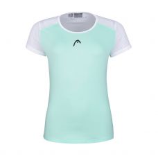 CAMISETA HEAD SAMMY AGUAMARINA BLANCO MUJER