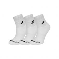 PACK 3 PARES CALCETINES BABOLAT QUARTER BLANCO