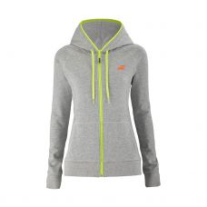 CHAQUETA BABOLAT LOGO GRIS MUJER