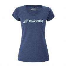 CAMISETA BABOLAT EXERCISE GLITTER AZUL MARINO MUJER